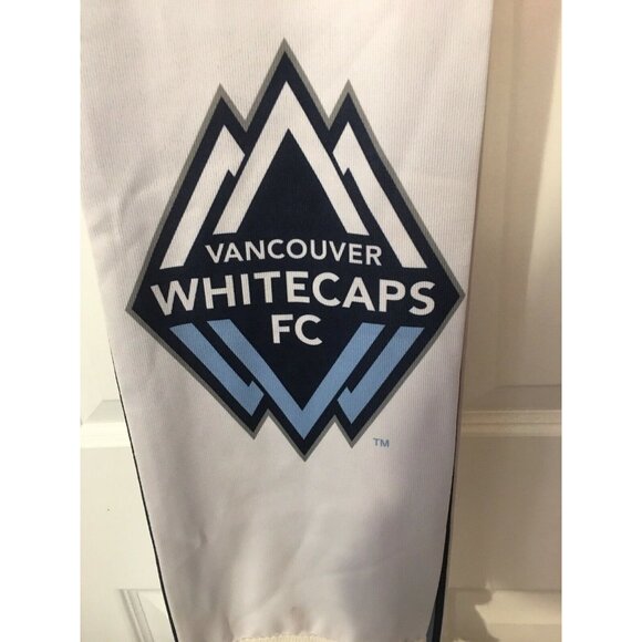 NEW MLS Vancouver‎ Whitecaps FC Draft Adidas Tassel Winter Knit Scarf NWT - Picture 1 of 5